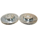 PowerStop Evolution Drilled Slotted Rotors Pair Front For Mercedes-Benz C350