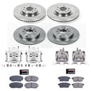 PowerStop OE Stock Replacement Low-Dust Ceramic Brake Pad, Rotor and Caliper Kit