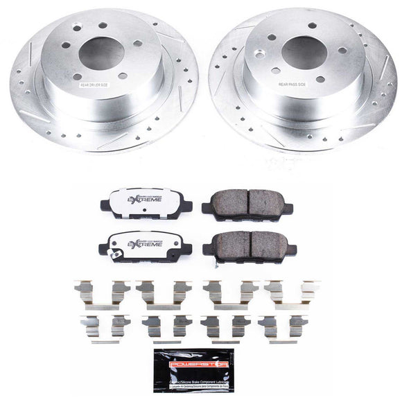 PowerStop Z26 Street Performance Ceramic Brake Pad and Drilled & Slotted Rotor K