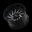 20x12 Cali Off-Road 9114 Purge Gloss Black Milled 8x170 ET-51 Wheel Rim