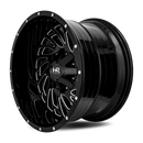 20x12 Hardrock Attack Gloss Black Milled 6x135/139.7 ET-51 wheel/rim-3