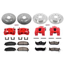 PowerStop Z23 Daily Driver Carbon-Fiber Ceramic Pads Drilled & Slotted Rotor & C