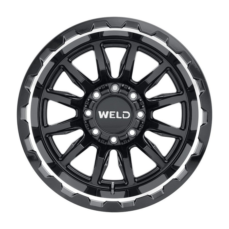 20x10 WELD Off-Road Gauntlet Black Milled Red 8x165.1 ET-18 CB125.1 Wheel Rim