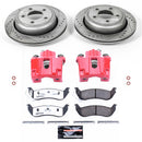 PowerStop Z26 Street Performance Ceramic Brake Pad, Drilled Slotted Rotor, and C