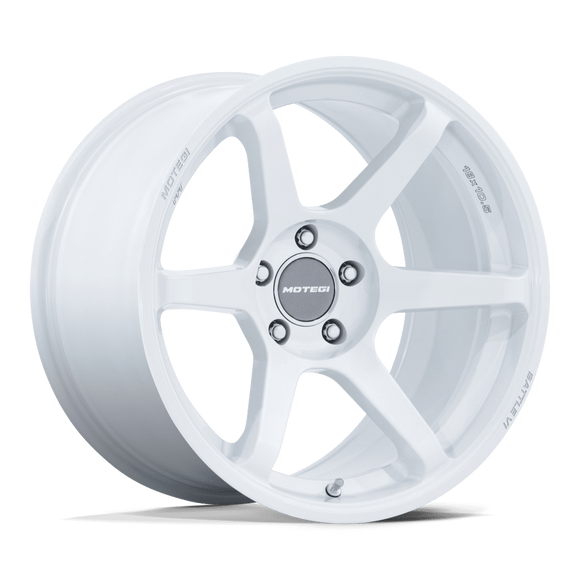 19x9.5 Motegi MR160 Battle VI Matsuri White Pearl 5x100 ET40 CB56.15 Wheel Rim