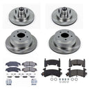 PowerStop OE Stock Replacement Low-Dust Ceramic Brake Pad and Rotor Kit
