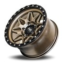 17x9 Hardrock H105 Matte Bronze-Black 6x139.7 ET-12 wheel/rim-4