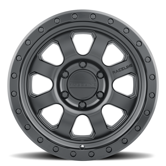 17x9 Raceline 929B Black 5x127 5x5 ET-12 Wheel Rim