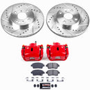 PowerStop Z23 Daily Driver Carbon-Fiber Ceramic Pads Drilled & Slotted Rotor & C