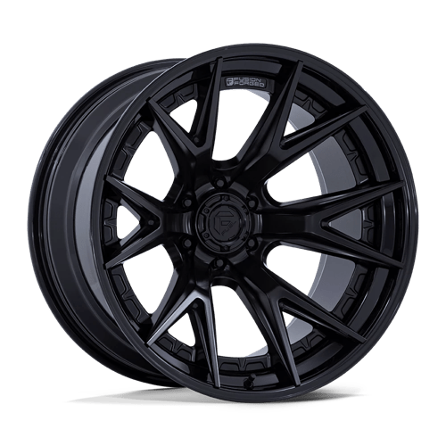 24x12 Fuel Off-Road FC402 Catalyst Matte Black Black Lip 6x139.7 ET-44 Wheel