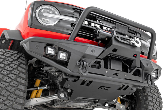 Rough Country Front Bumper Tubular With Winch Plate For Ford Bronco 21-23