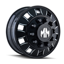 24.5x8.25 Mayhem Bigrig Black Wheel/Rim 10x285.75 8180-245810BI