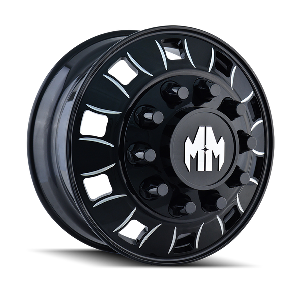 24.5x8.25 Mayhem Bigrig Black Wheel/Rim 10x285.75 8180-245810BI