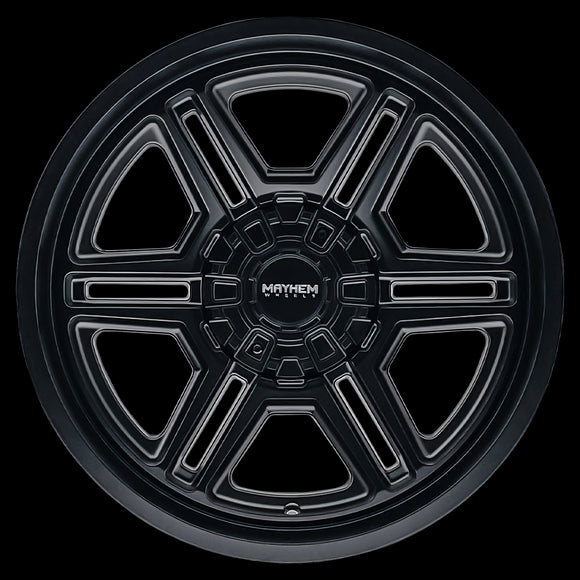 20x10 Mayhem Hermosa Matte Black 8x170 ET-25 CB125.2 Wheel Rim