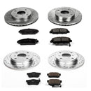 PowerStop Z23 Daily Driver Carbon-Fiber Ceramic Brake Pad and Drilled & Slotted