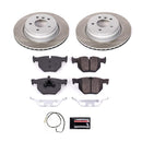 PowerStop Semi-Coated Rotor and Low-Dust Ceramic Brake Pad Kit