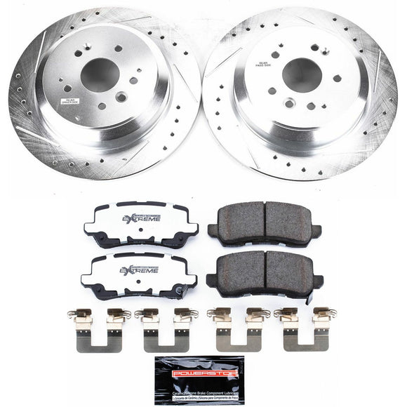 PowerStop Z26 Street Performance Ceramic Brake Pad and Drilled & Slotted Rotor K