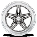 18X10 American Racing Vintage VN514 Groove Gray 5X120.65 5X4.75 ET12 Wheel