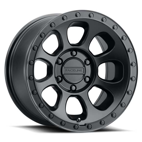 20x9 Raceline 961B Bolt Satin Black 6x139.7 ET0 CB106.1 Wheel