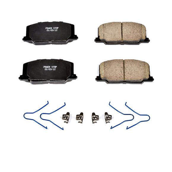 PowerStop Z17 Evolution Ceramic Brake Pads With Hardware