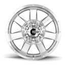 17x9 Mamba M14 Wheel/Rim 6x139.7 17x9 6-139.7 17-9 Silver ET-12-4