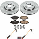PowerStop OE Stock Replacement Low-Dust Ceramic Brake Pad and Rotor Kit