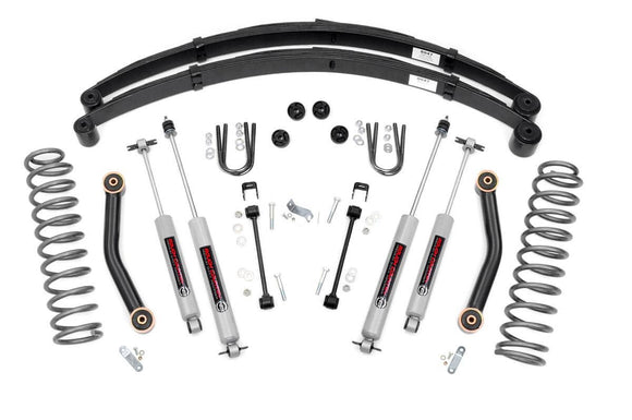 4.5 Inch Lift Kit - RR springs - Jeep Cherokee XJ 2WD/4WD (84-01)