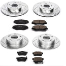 PowerStop Z23 Daily Driver Carbon-Fiber Ceramic Brake Pad and Drilled & Slotted