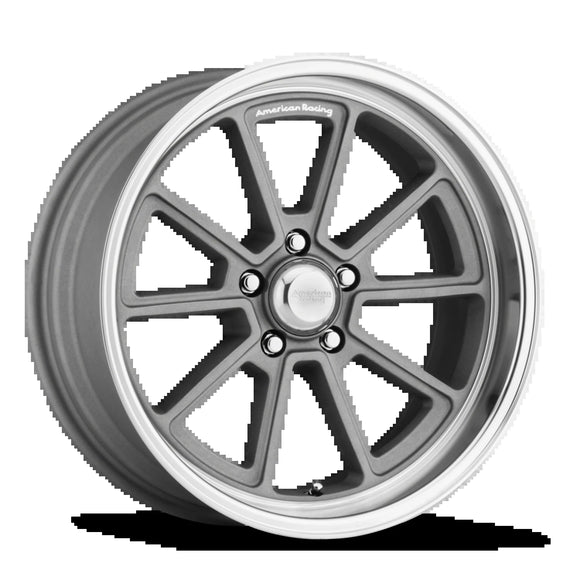 18X8 American Racing VN510 DRAFT VINTAGE SLV DIA LP 5X114.3 ET0 wheel/rim