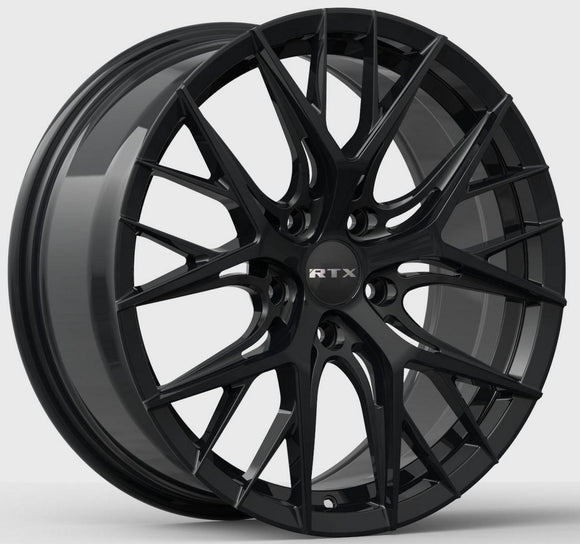 17x7.5 RTX Valkyrie Gloss Black 5x114.3 ET40 wheel/rim