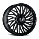 22x9.5 Dolce SESTO Glossy Black Wheel 6x135 ET18 CB106.2