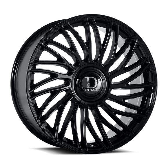 22x9.5 Dolce SESTO Glossy Black Wheel 6x135 ET18 CB106.2
