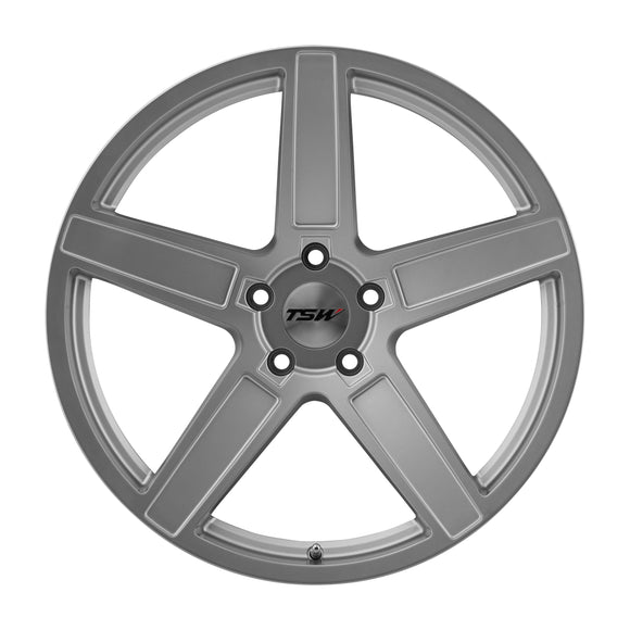 17x8 TSW Ascent Matte Titanium Silver Wheel/Rim 5X114.3 5-114.3 ET40 17-8