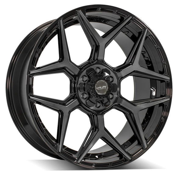 4Play Gen3 4P06 24x10 Black Brushed Face Tinted Wheel 6x139.7 ET18 CB106.1