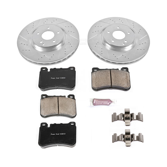 PowerStop Z23 Daily Driver Carbon-Fiber Ceramic Brake Pad and Drilled & Slotted