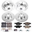 PowerStop Z23 Daily Driver Carbon-Fiber Ceramic Brake Pad and Drilled & Slotted
