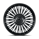 22x9.5 Dolce RAZZO Glossy Black Wheel 6x135 ET35 CB106.2