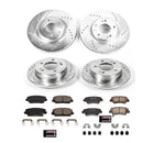 PowerStop Z23 Daily Driver Carbon-Fiber Ceramic Brake Pad and Drilled & Slotted