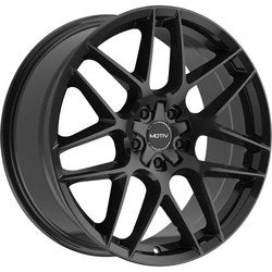 17X7.5 Motiv 435B Foil Gloss Black 5x100/114.3 ET40 wheel/rim