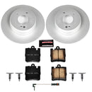 PowerStop Genuine Geomet Coated Rotor and Carbon-Fiber Ceramic Brake Pad Kit