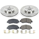 PowerStop OE Stock Replacement Low-Dust Ceramic Brake Pad and Rotor Kit