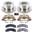 PowerStop OE Stock Replacement Low-Dust Ceramic Brake Pad, Rotor and Caliper Kit