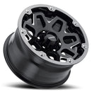 18x9 Vision 416 Se7En Black Milled Spoke 5x114.3 5x4.5 ET12 Wheel Rim