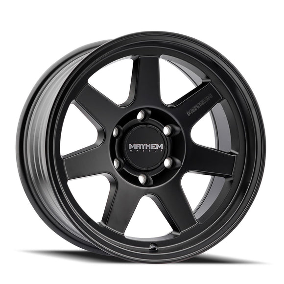 17x9 Mayhem Convoy Satin Black 6x135 ET-6 CB87.1 Wheel Rim