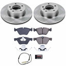 PowerStop OE Stock Replacement Low-Dust Ceramic Brake Pad and Rotor Kit