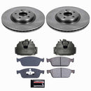 PowerStop OE Stock Replacement Low-Dust Ceramic Brake Pad, Rotor and Caliper Kit