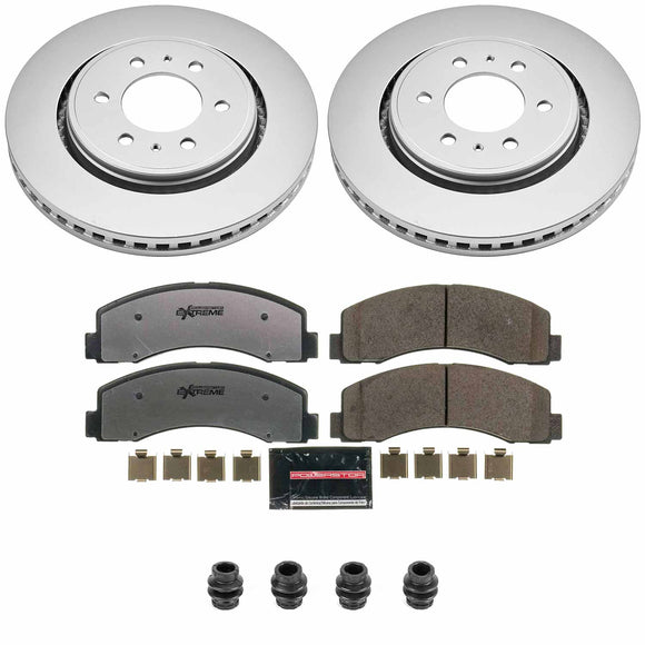 Z36 Truck & Tow Premium Carbon-Fiber Ceramic Brake Pad and Fully Coated Rotor Ki