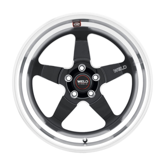 18x9.5 WELD Performance Ventura Gloss Black Milled 5x127 5x5 ET0 Wheel Rim