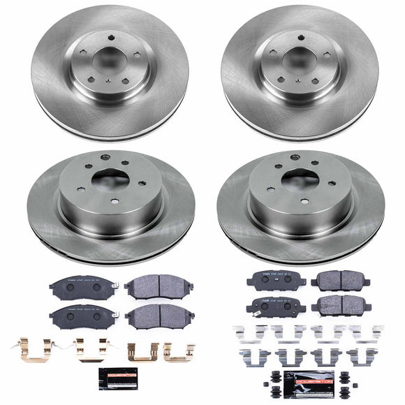 PowerStop Track Day Spec High-Performance Brake Pad and Rotor Kit