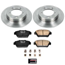 PowerStop OE Stock Replacement Low-Dust Ceramic Brake Pad and Rotor Kit